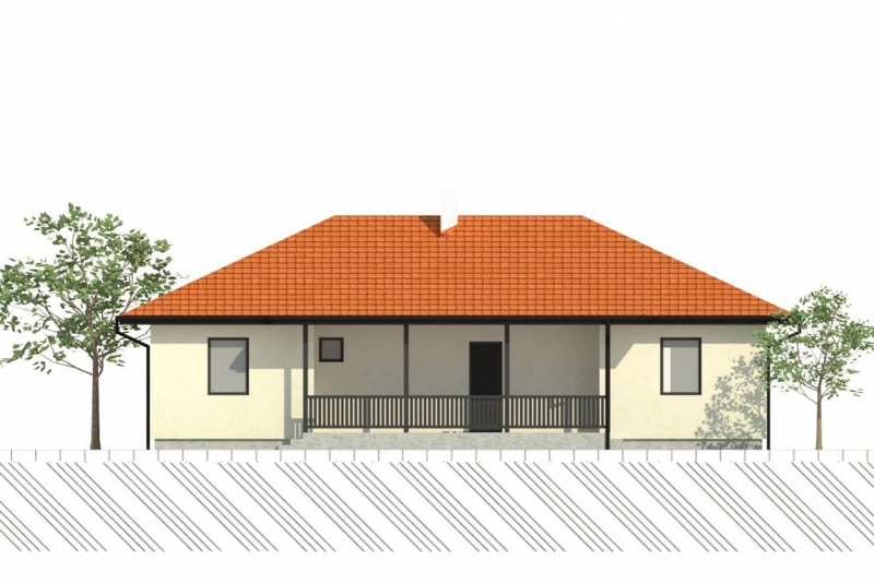 Montovaný dom typ 135 - vizuál